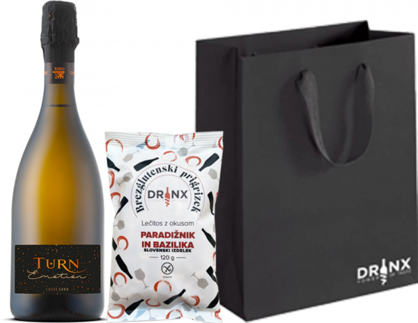 Darilni paket A5 Penina Cuvee TURN Emotion Klet Krško 0,75 l
