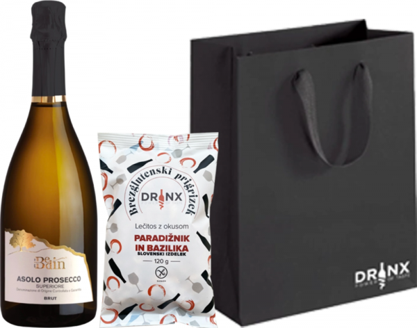 Darilni paket A6 Prosecco Asolo DOCG Superiore Brut Bedin 0,75 l