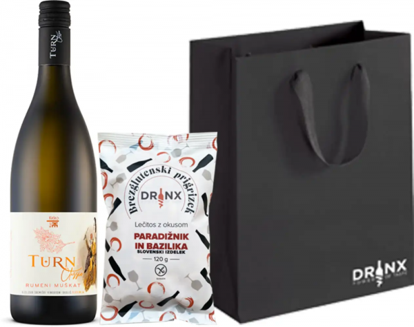 Darilni paket A7 Rumeni muškat TURN Classic Klet Krško 0,75 l