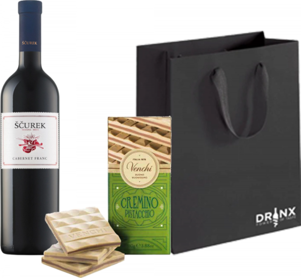 Darilni paket B13 Cabernet franc Ščurek 0,75 l
