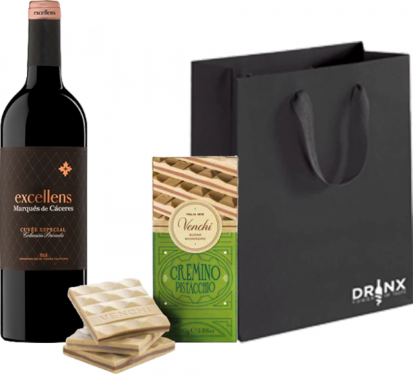Darilni paket B16 Excellens Special Cuvee Marques de Caceres 0,75 l