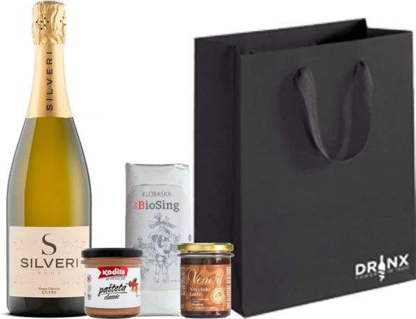 Darilni paket C1 Penina Cuvee Brut Silveri 0,75 l