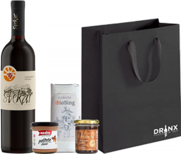 Darilni paket C12 Cabernet franc Štekar 0,75 l