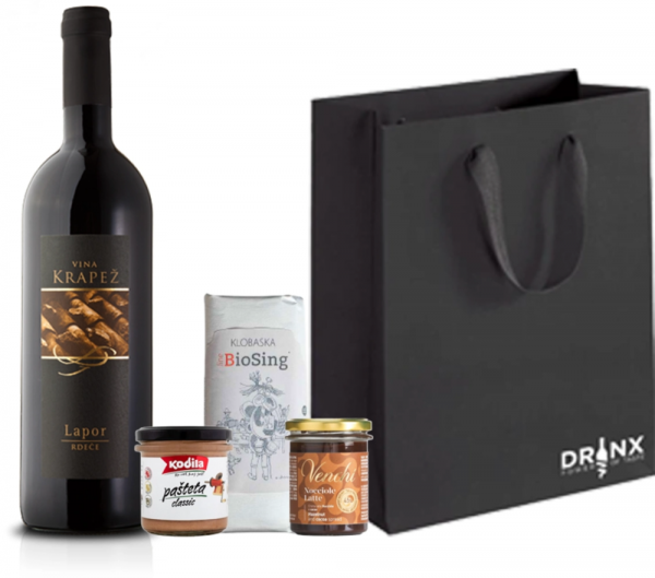 Darilni paket C13 Lapor rdeče Krapež 0,75 l