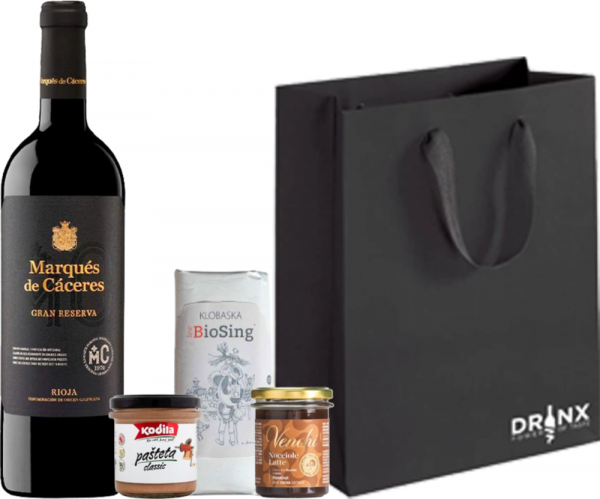 Darilni paket C16 Gran Reserva Marques de Caceres 0,75 l