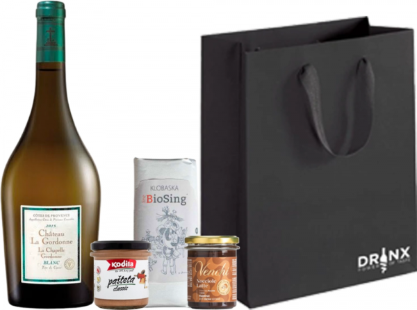 Darilni paket C8 La Chapelle White Chateau La Gordonne 0,75 l