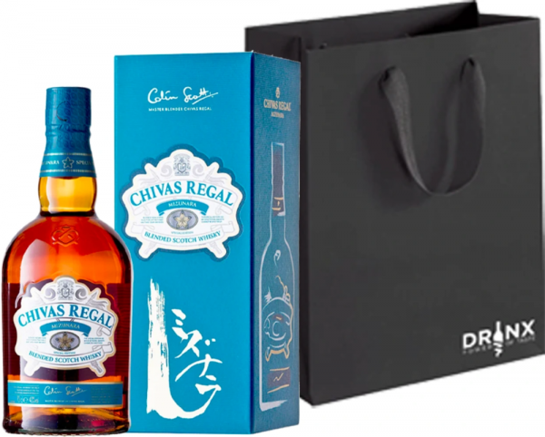 Darilni paket K3 Škotski whisky Chivas Regal Mizunara + GB