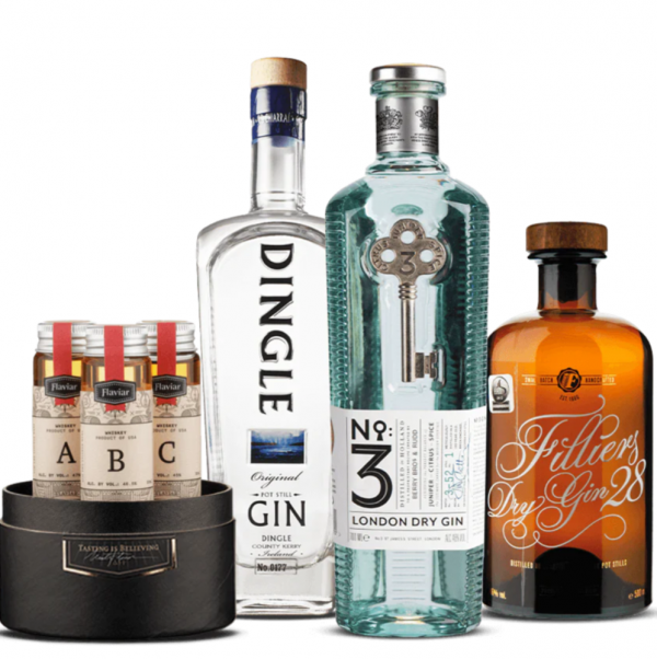 Flaviar Gin Tasting box Gin Lane 3 x 0,05 l