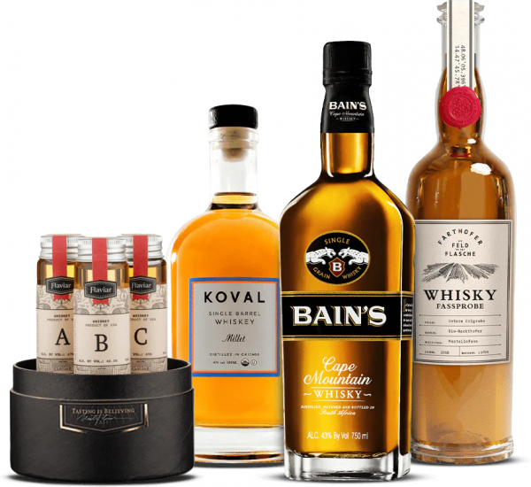 Flaviar Whisky Tasting box Singin' In The Grain Vol.2 3 x 0,05 l