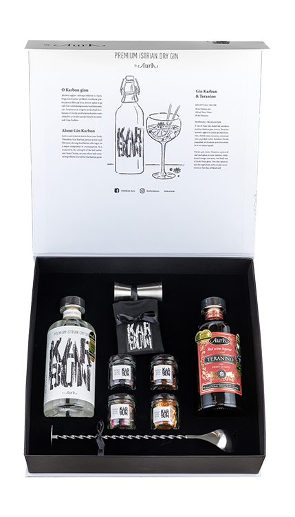 Gin Box s Teraninom Aura 2 x 0,5 l