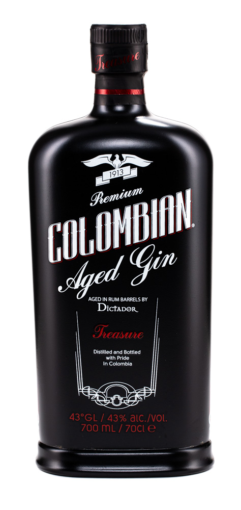 Gin Dictador Treasure Colombian Aged 0,7 l