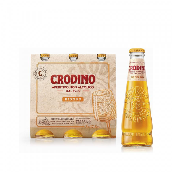 Grenčica Brezalkoholni Aperitivo Crodino 3x 0,175 l