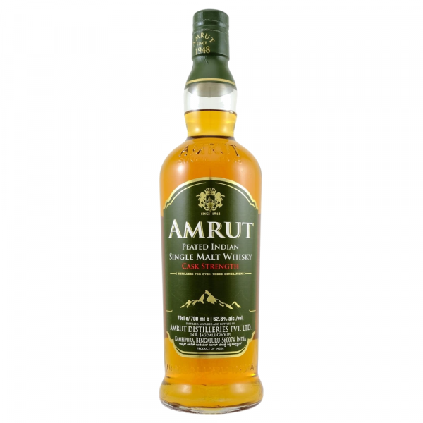 Indijski Whisky Amrut Peated Cask Strenght + GB 0,7 l