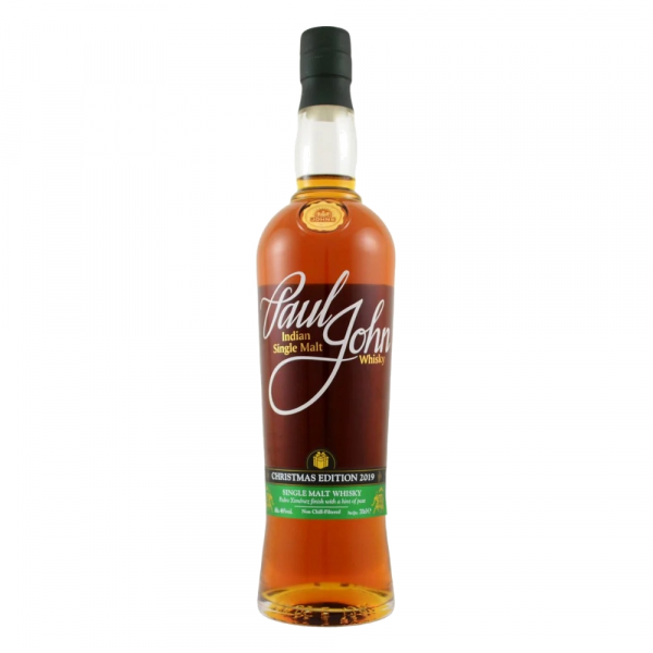 Indijski Whisky Paul John Christmas Edition 2021 Single Malt + GB 0,7 l