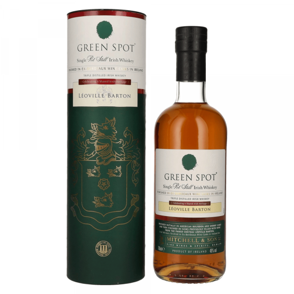 Irski whiskey Green Spot LEOVILLE BARTON Single Pot Still + GB 0,7 l