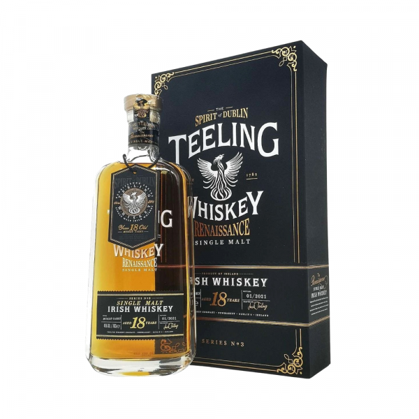 Irski Whiskey Teeling Renaissance Single Malt 18 + GB 0,7 l