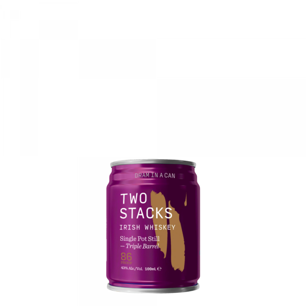 Irski whiskey Triple Barrel Two Stacks 0,1 l