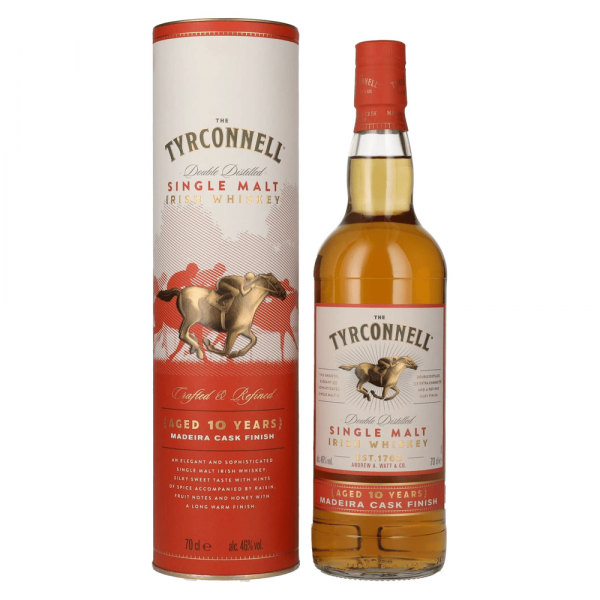 Irski whisky The Tyrconnell 10 Year Old Madeira Cask + GB 0,7 l