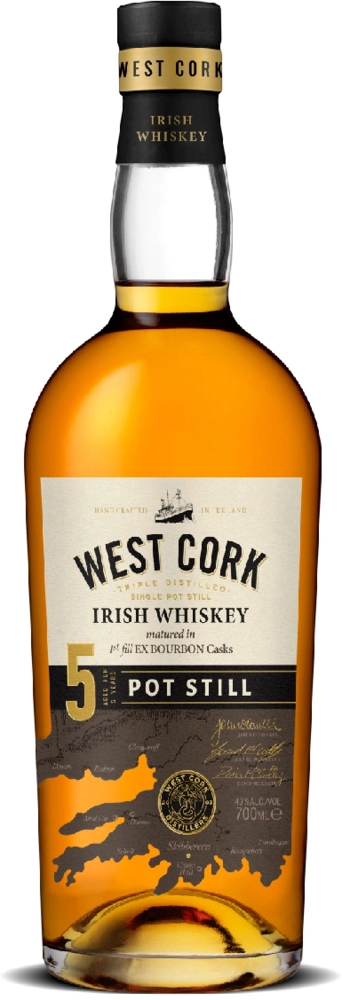 Irski Whisky West Cork 5 Year Old Pot Still 0,7 l