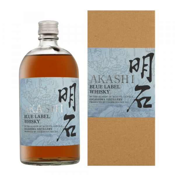 Japonski whisky Akashi Blue Blended + GB 0,7 l