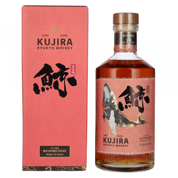Japonski Whisky Kujira Ryukyu 15YO Single Grain + GB 0,7 l