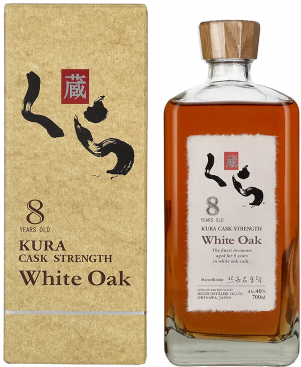 Japonski whisky Kura 8 Years Old White Oak Single Malt + GB 0,7 l