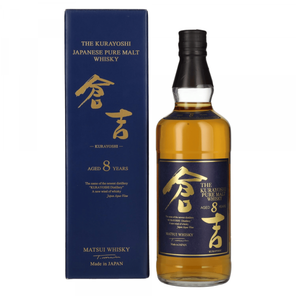 Japonski Whisky THE KURAYOSHI 8 Years Old Pure Malt Matsui + GB 0,7 l