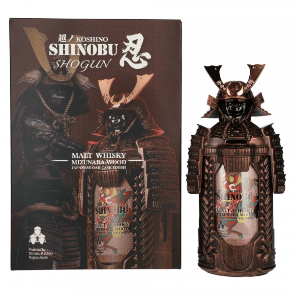 Japonski Whisky The Shinobu SHOGUN Malt Mizunara Wood Oak Cask Finish + GB 0,7 l