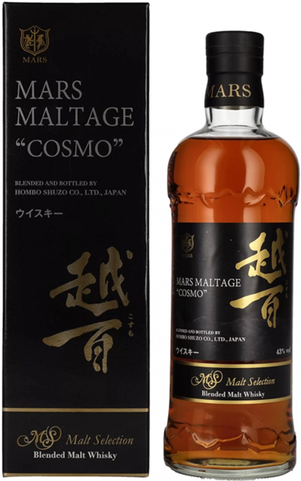 Japonsky Whisky Mars Maltage COSMO Blended + GB 0,7 l
