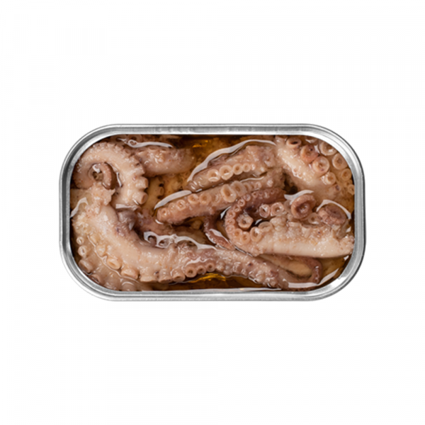 Konzervirano Hobotnica v oljčnem olju s česnom Jose Gourmet 120 g