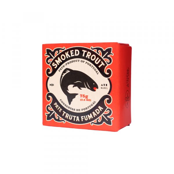 Konzervirano Pašteta iz dimljene postrvi ATI Manel 75 g