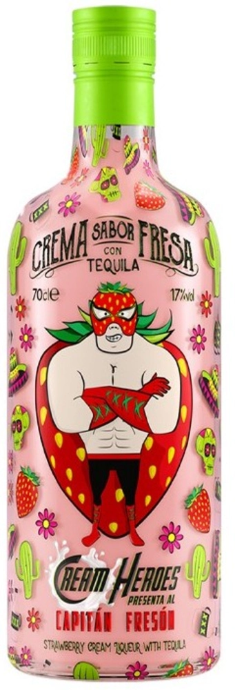 Liker Cream Heroes Tequila Strawberry 0,7 l