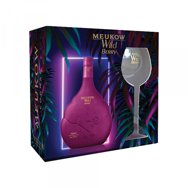 Liker Meukow Wild Berry + 1 kozarec + GB 0,7 l