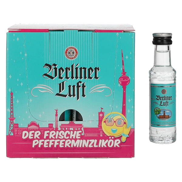 Liker Pfefferminzlikör DER FRISCHE Berliner Luft miniaturka 0,02 l