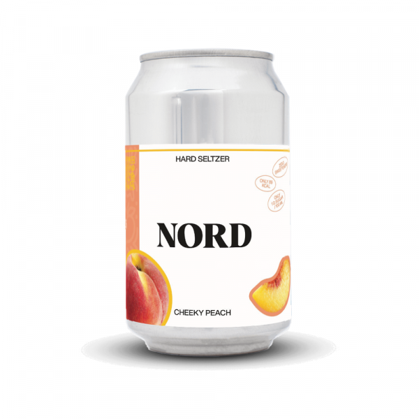 Nord Hard Seltzer Cheeky peach 0,33 l
