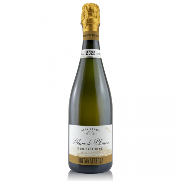 Peneče vino Alta Langa Blanc de Blancs DOCG Fontanafredda 0,75 l
