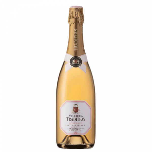 Peneče vino Cap Classique Rose Brut Tradition Villiera 0,75 l