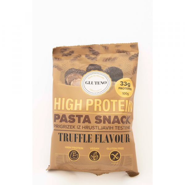 Prigrizek brez glutena PAŠTA SNACK HIGH PROTEIN z okusom P&B 75 g