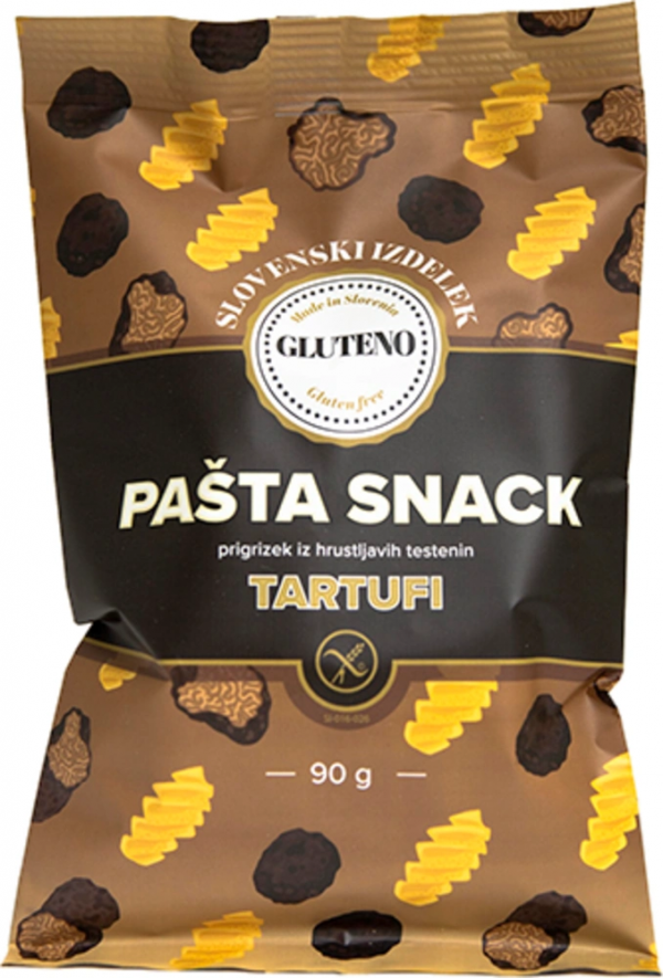 Prigrizek brez glutena PAŠTA SNACK z okusom TARTUFI 90 g
