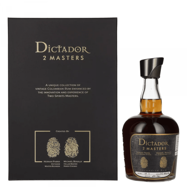 Rum Dictador 2 MASTERS 1978 39 Years Old Hardy Finish + GB 0,7 l
