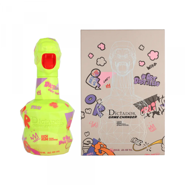 Rum Dictador GAME CHANGER NEON YELLOW + GB 0,7 l