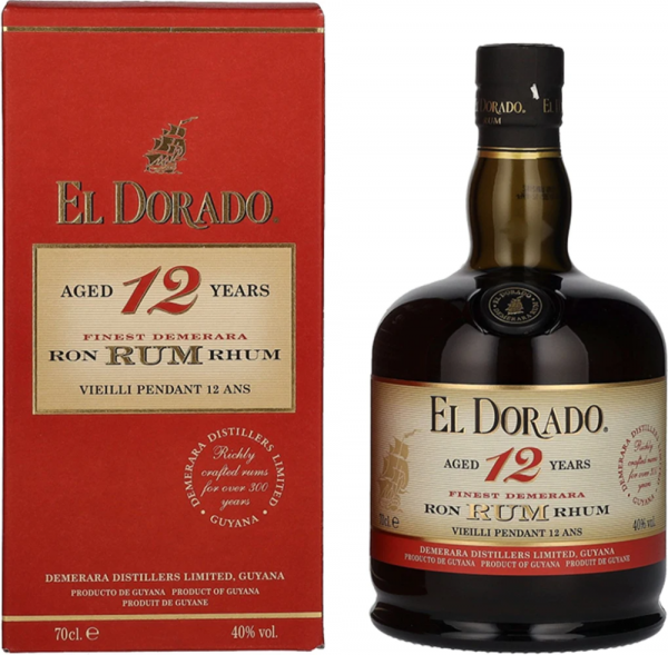 Rum El Dorado 12 Let El Dorado + GB 0,7 l
