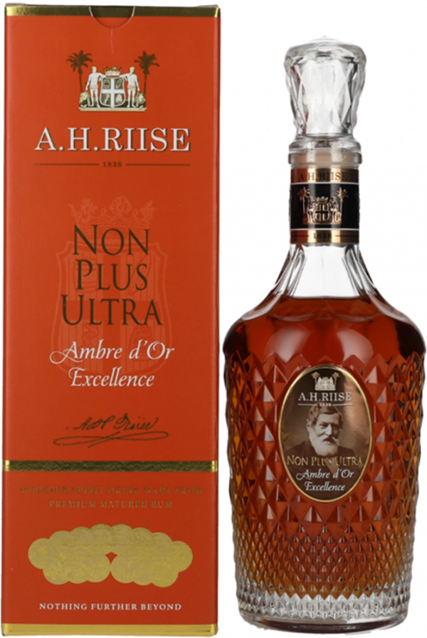 Rum Non Plus Ultra Ambre d'Or A.H. Riise + GB 0,7 l