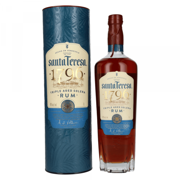 Rum Santa Teresa 1796 Triple Aged Solera + GB 1 l