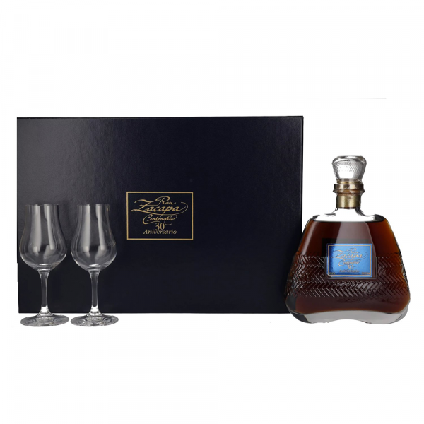 Rum Zacapa Centenario 30 Aniversario + Riedel set  + GB 0,7 l
