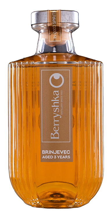 Sadno Žganje Brinjevec staran v hrastvem sodu 3 YO Berryshka 0,7 l