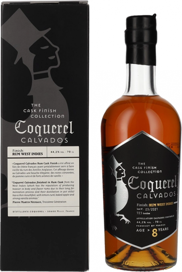 Sadno žganje Calvados Coquerel 8yo Cask Finish + GB 0,7 l
