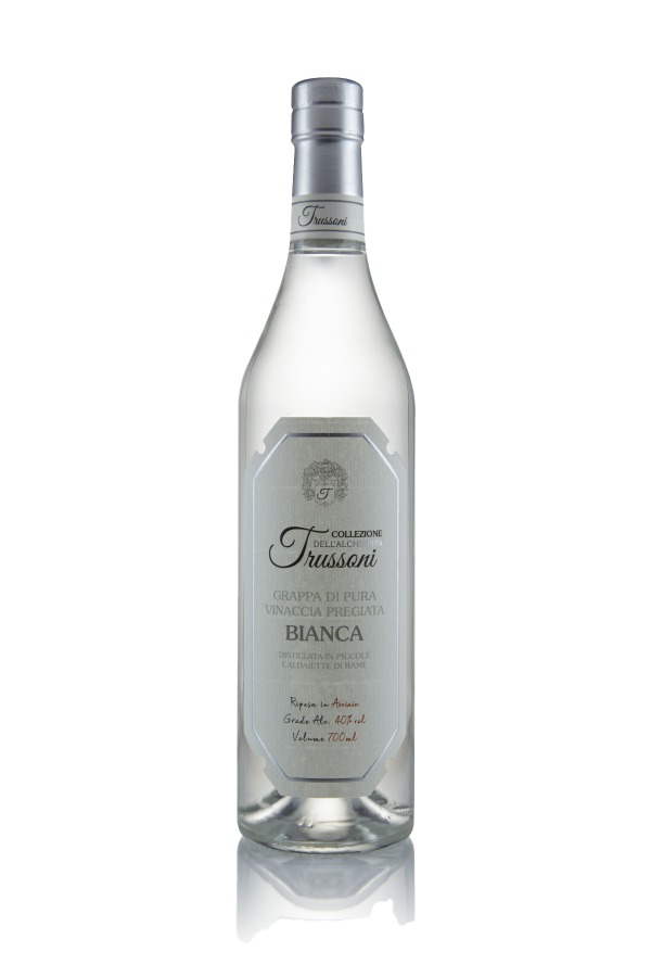 Sadno Žganje Grappa di pura vinaccia bianca Collezione dell'Alchimista Trussoni 0,70 l