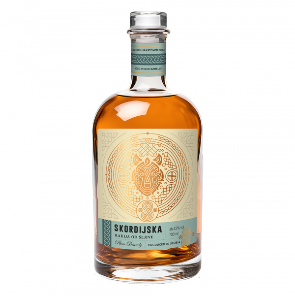 Sadno Žganje Šljivovica 3-5 let Skordijska 0,7 l