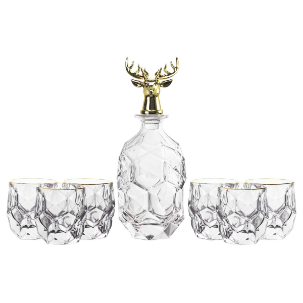 SET KOZARCEV Whisky Cristal 3 750 ml